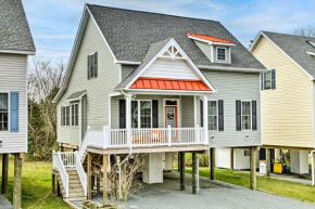 Ocean View Home with Grill about 4 Mi to Bethany Beach!